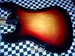 Superb Revelation Rpb-65 3 Tone Sunburst Bass Guitar, Set Up, Entwhistle Pick Ups