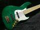Swing Jazz 5v Emerald Green 5 Strings Electric Bass Guitar