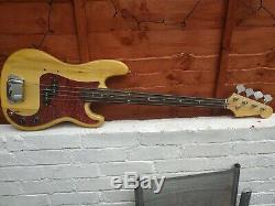 TRADES WELCOME Custom Built Fretless Vintage Electric Bass Guitar