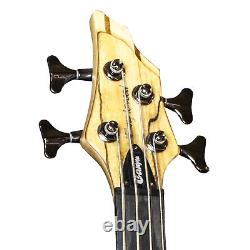 Tanglewood Canyon III Electric Bass Guitar With Spalted Maple Top