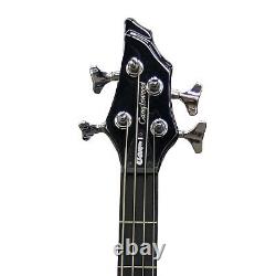 Tanglewood Canyon I 1 Long Scale Active Electric Bass Guitar Ebony Fretboard BLK