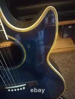 Tanglewood Odyssey Electro Acoustic Guitar In Stunning Blue Untested