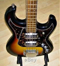 Teisco/silvertone Vintage 1968/69 Japan Model1490 Sunburst Bass Guitar