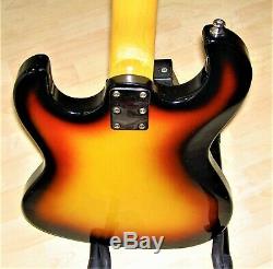 Teisco/silvertone Vintage 1968/69 Japan Model1490 Sunburst Bass Guitar