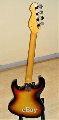 Teisco/silvertone Vintage 1968/69 Japan Model1490 Sunburst Bass Guitar