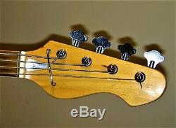 Teisco/silvertone Vintage 1968/69 Japan Model1490 Sunburst Bass Guitar