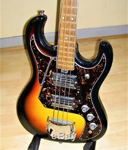 Teisco/silvertone Vintage 1968/69 Japan Model1490 Sunburst Bass Guitar