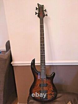 Tigers Eye Dean Edge Q4 B Bass Guitar (Pre-2008) Very Good/Great Condition