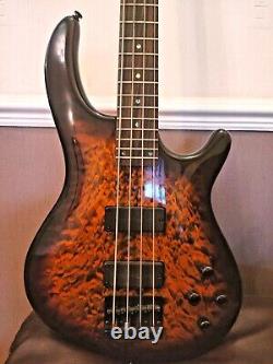 Tigers Eye Dean Edge Q4 B Bass Guitar (Pre-2008) Very Good/Great Condition