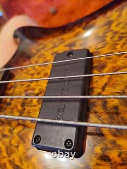 Tigers Eye Dean Edge Q4 B Bass Guitar (Pre-2008) Very Good/Great Condition