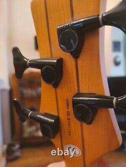 Tigers Eye Dean Edge Q4 B Bass Guitar (Pre-2008) Very Good/Great Condition