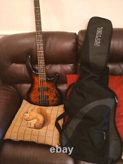 Tigers Eye Dean Edge Q4 B Bass Guitar (Pre-2008) Very Good/Great Condition