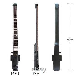Travel Bass Guitar Electric Headless Bass 5 Strings Electric Bass with Gigbag