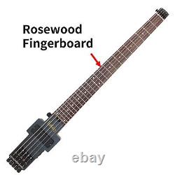 Travel Bass Guitar Electric Headless Bass 5 Strings Electric Bass with Gigbag