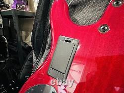 UNPLAYED? Cort Action DLX Plus Active Bass Cherry Red Sunburst With Gig Bag