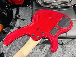 UNPLAYED? Cort Action DLX Plus Active Bass Cherry Red Sunburst With Gig Bag