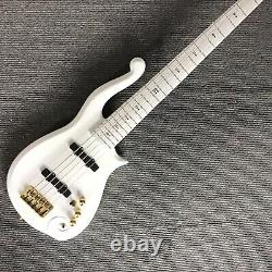 Unbranded Prince Cloud Electric Bass Guitar 5String Maple Fretboard GoldHardware