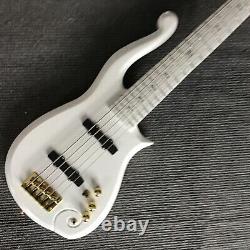 Unbranded Prince Cloud Electric Bass Guitar 5String Maple Fretboard GoldHardware
