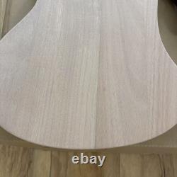 Unfinished DIY Electric Bass Guitar Kit Rosewood Fretboard Chrome Hardware