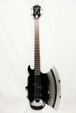 Used CORT GS-AXE-2 Gene Simmons Axe Bass PJ PU Good Condition WithGB Free Shipping