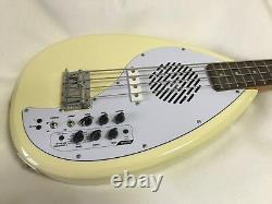 Used! VOX APACHE-1B Teardrop Electric Bass Vintage White Speaker Built-in