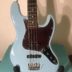 VINTAGE BASS GUITAR VJ74 (HALF PRICE JAZZ/ROCK) L/blue