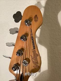 VINTAGE BASS GUITAR VJ74 Jazz Bass SUNBURST JAZZ