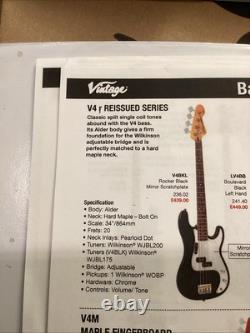 VINTAGE BASS guitar PRECISE BASS bayview Blue V4 BBL