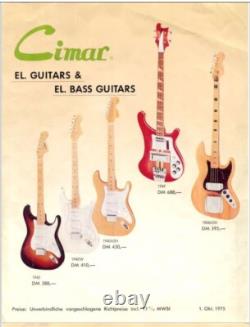 VINTAGE CIMAR BY IBANEZ JAZZ BASS GUITAR model 1908 made in JAPAN
