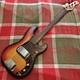 Vtg 80s Sanox P Precision Style Factory Fretless Unlined Bass Sunburst Japan