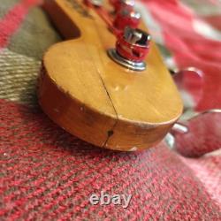 VTG 80s Sanox P Precision Style Factory Fretless Unlined Bass Sunburst Japan