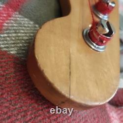 VTG 80s Sanox P Precision Style Factory Fretless Unlined Bass Sunburst Japan