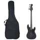 Vidaxl Electric Bass Guitar For Beginner With Bag Black 4/4 46