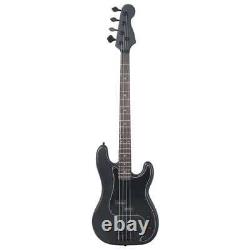 VidaXL Electric Bass Guitar for Beginner with Bag Black 4/4 46