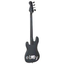 VidaXL Electric Bass Guitar for Beginner with Bag Black 4/4 46