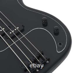 VidaXL Electric Bass Guitar for Beginner with Bag Black 4/4 46