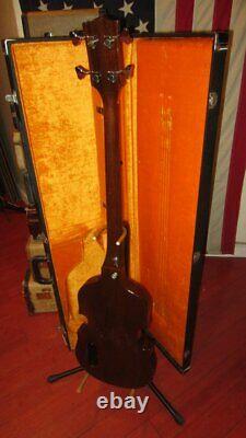 Vintage 1969 Gibson EB-1 Violin Bass Electric Bass with Original Case & Endpin