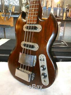 Vintage 1970's Gibson SB-450 -B 2 Pickup Vintage Electric Bass Guitar Ashtray