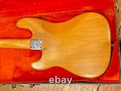 Vintage 1972 Fender Precision Bass Rosewood Neck OHSC World Toured MOJO