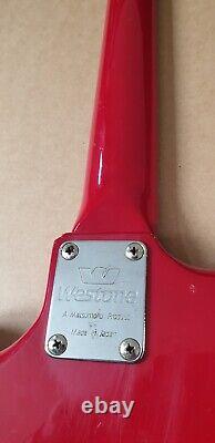 Vintage 1980's Westone Thunder IA Matsumoku Japan Red Body + Neck