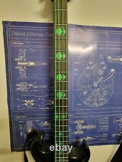 Vintage Aria pro ii Cardinal series rare Black & gold Bass (restoration project)