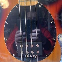 Vintage Bass Guitar Sunburst 4 string