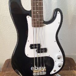 Vintage Bass Guitar V4 Bk Black Precise