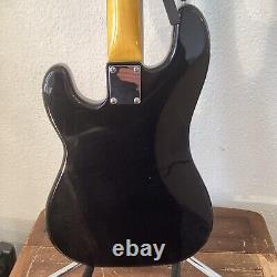 Vintage Bass Guitar V4 Bk Black Precise