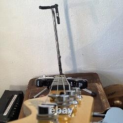 Vintage Bass Guitar V4 Bk Black Precise