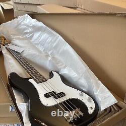 Vintage Bass Guitar V4 Bk Black Precise