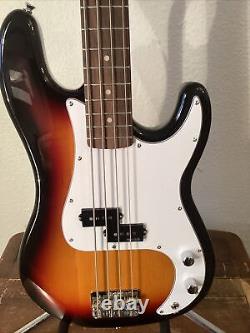 Vintage Bass Guitar V4 Sb Sunburst Precise