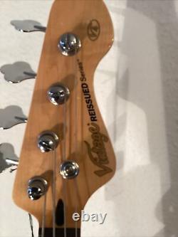 Vintage Bass Guitar V4 Sb Sunburst Precise