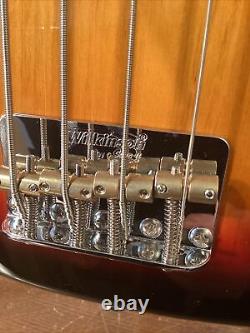 Vintage Bass Guitar V4 Sb Sunburst Precise