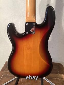 Vintage Bass Guitar V4 Sb Sunburst Precise